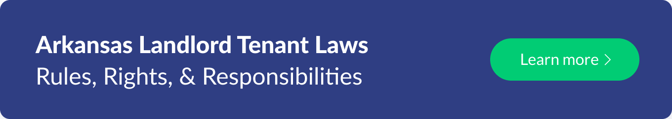 Arkansas landlord tenant laws