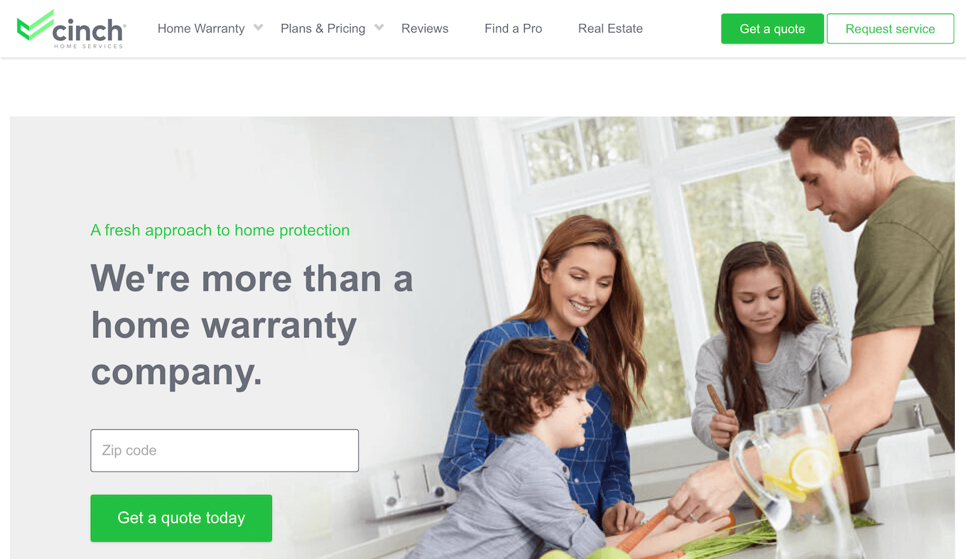 Cinch home warranty for rental property