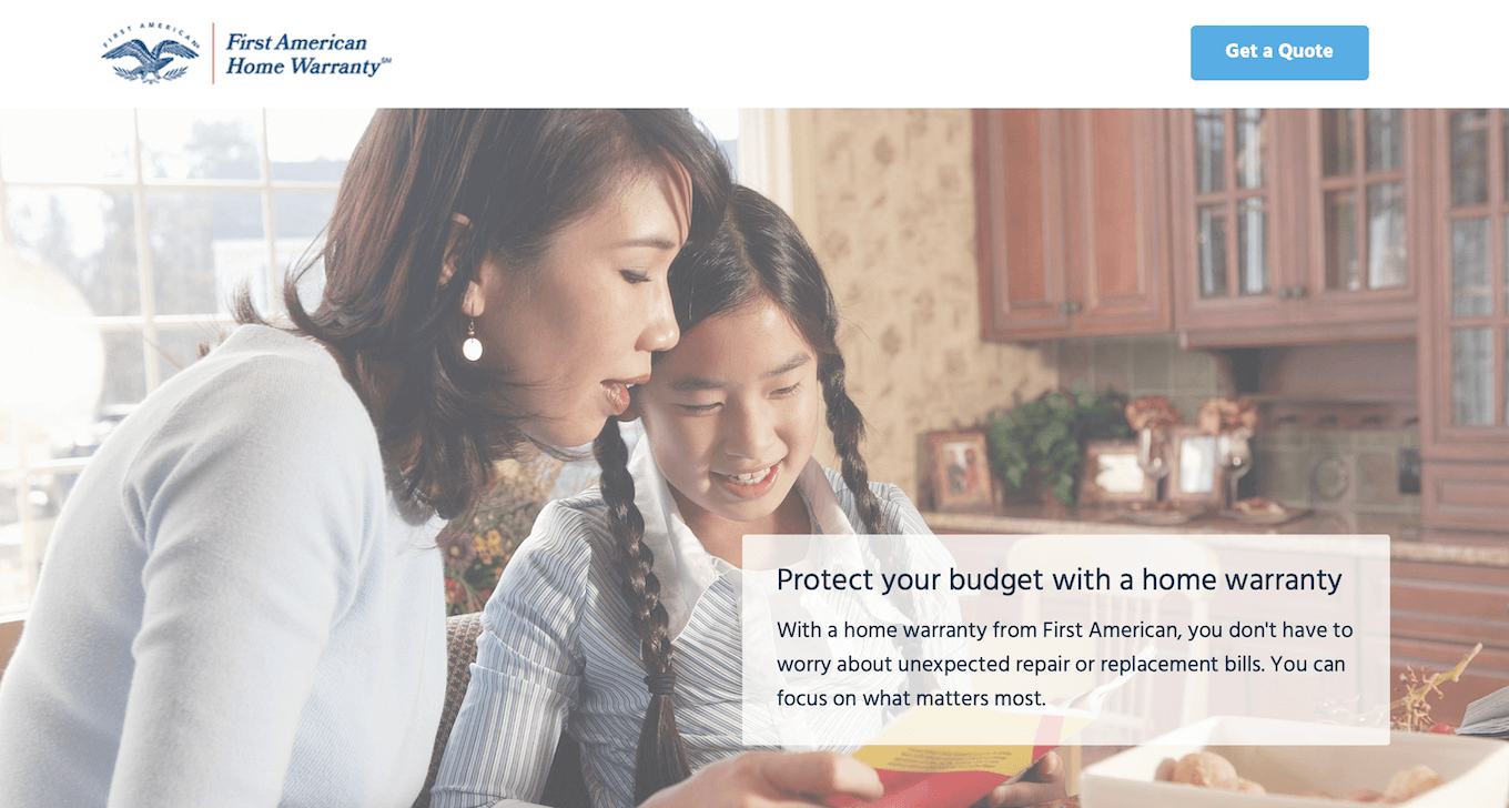 First American home warranty for rental property