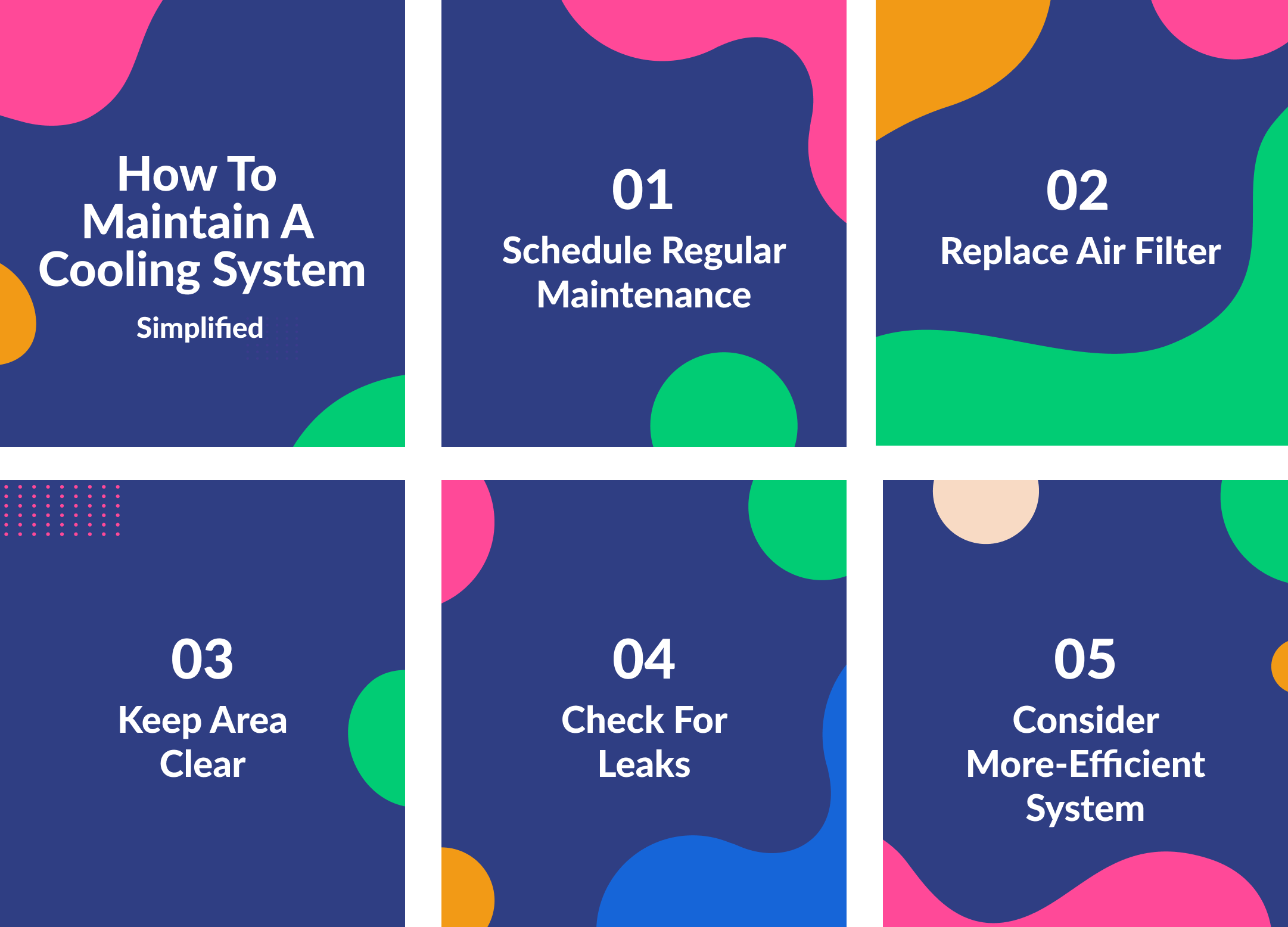 How to maintain the cooling system in a rental property