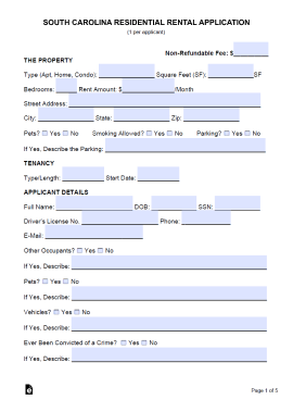 South Carolina Forms