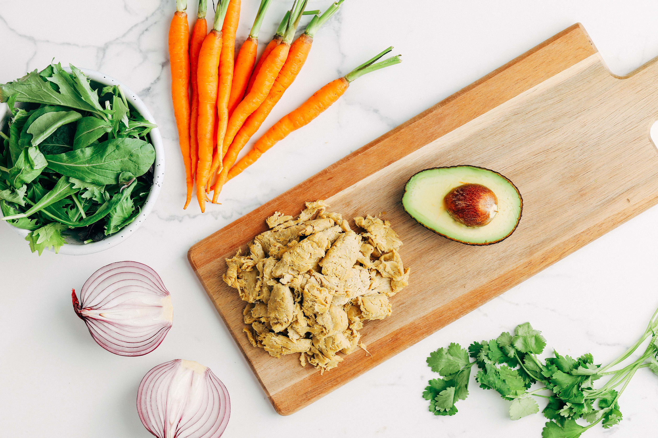 Vegan Chicken Tank Juice Plant Based Smoothies & Delicious Vegan Salads