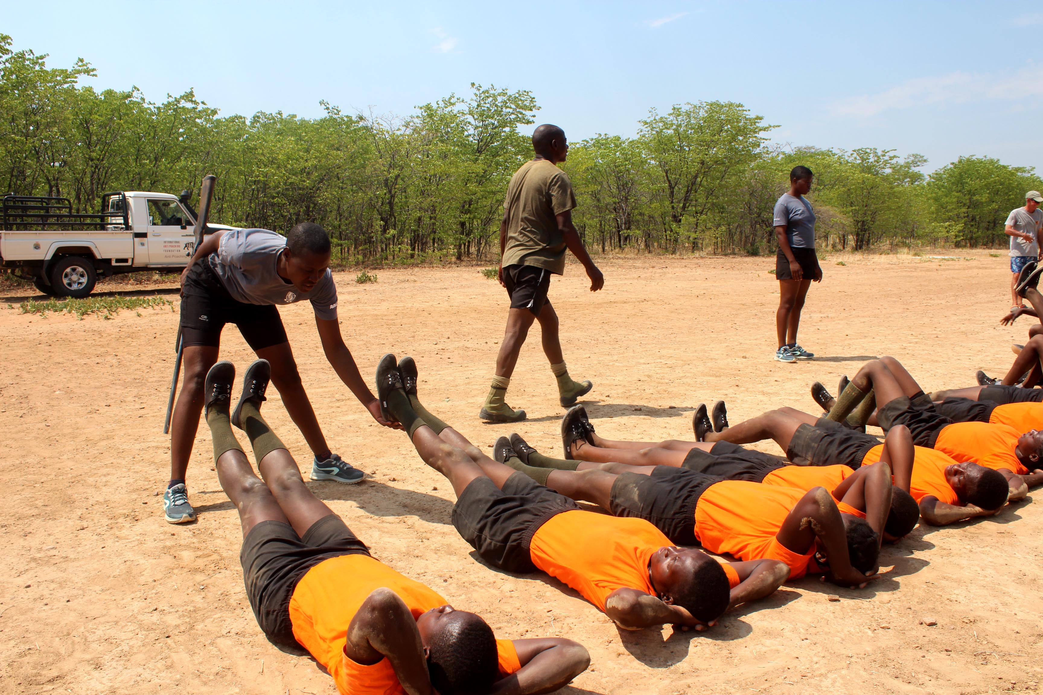 Akashinga instructors strive to be the best