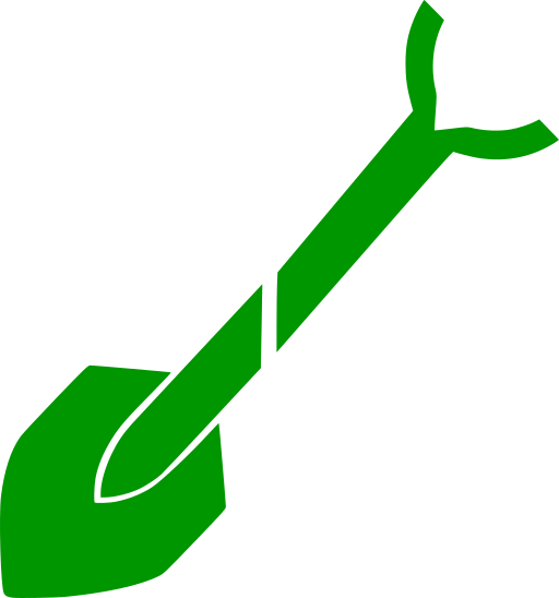 Symbol Spaten