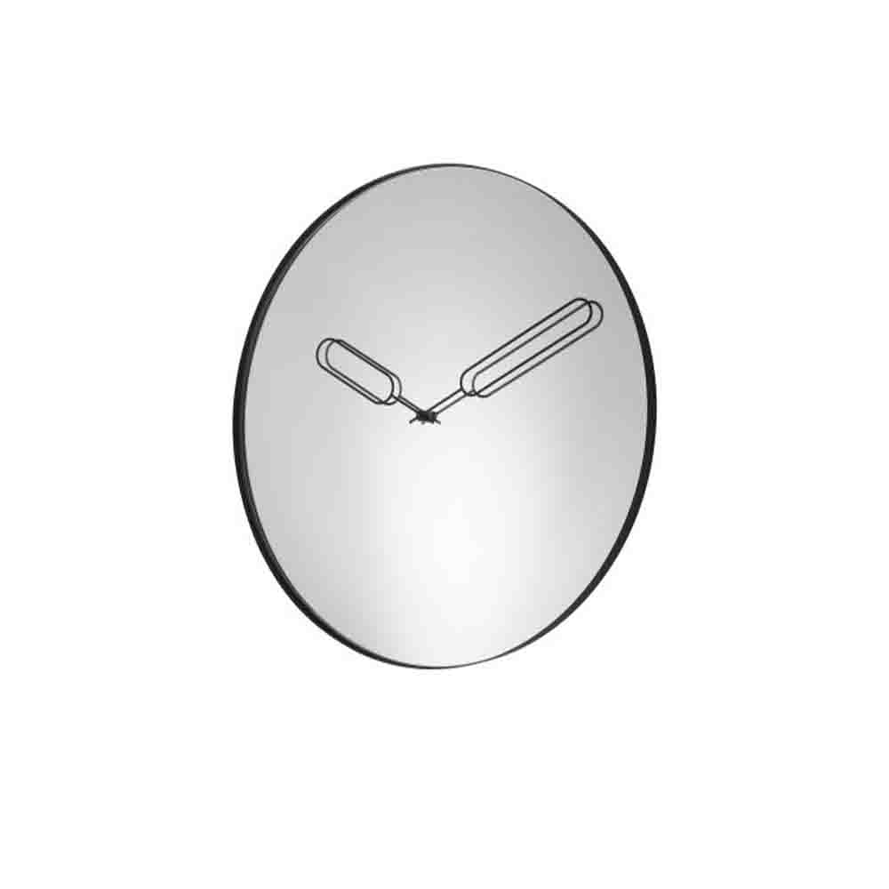 Round, Quartz Mirror clock Wall Clock by Ligne Roset in IOTA Furniture