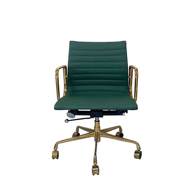Gold, Modern and Luxury Task Working Chair by IOTA in IOTA Furniture