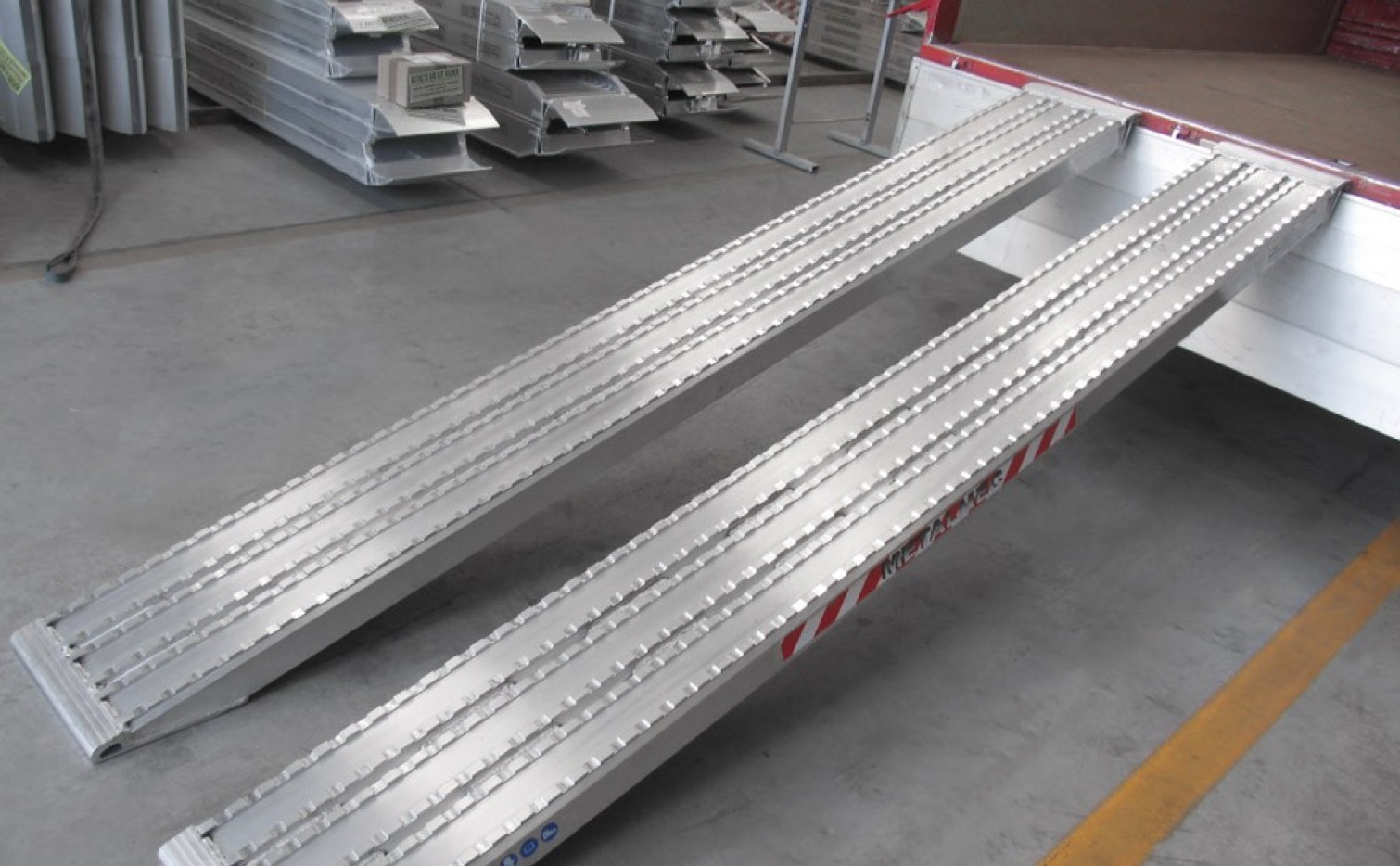 Rampes en aluminium 2m