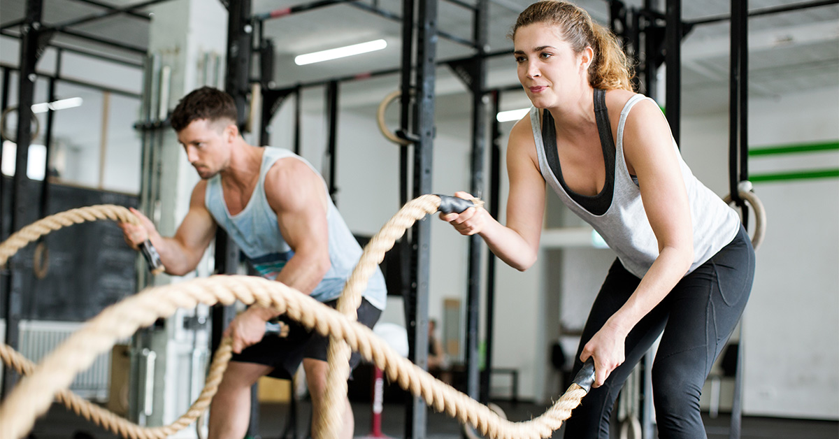 Couple Working Out