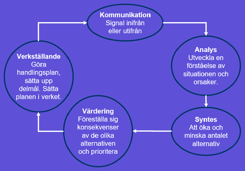 Den så kallade CASVE-cykeln