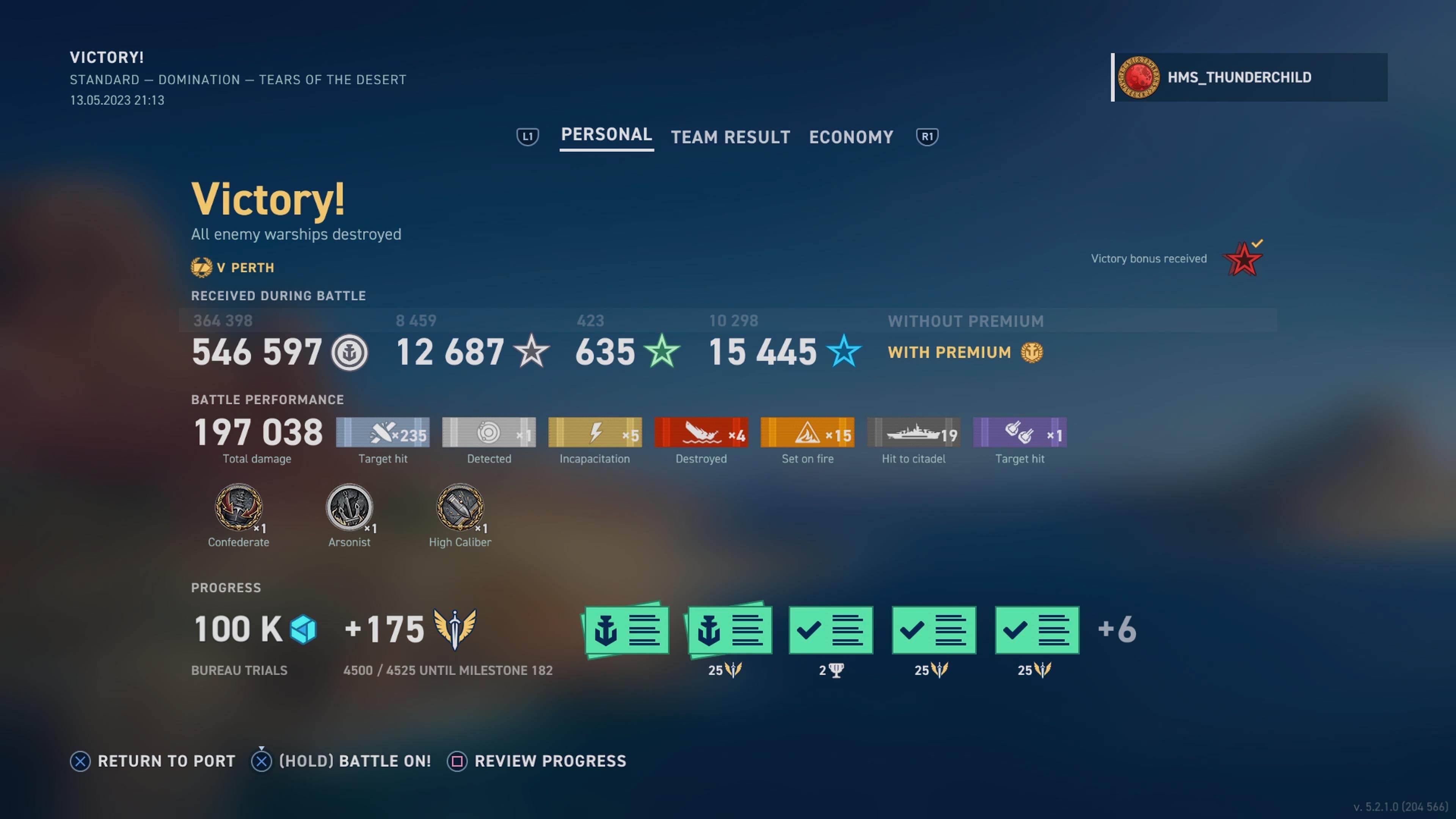 Perth WoWS Legends Stats + Builds Tier V Cruiser