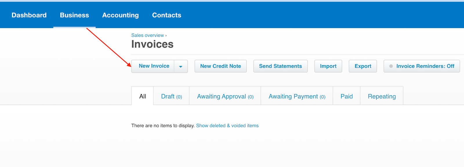 How to Create an Invoice in Xero