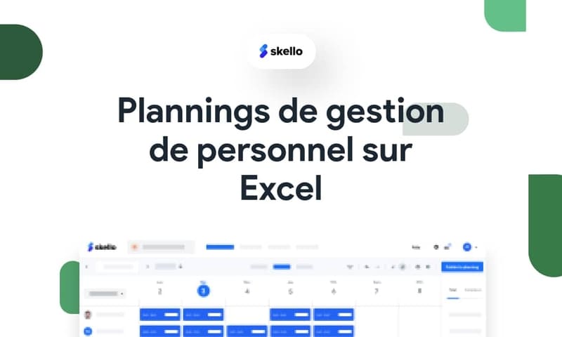 Comment faire un planning du personnel avec Excel ? - Skello