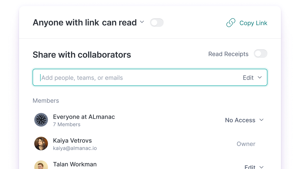 Almanac The Platform For Async Collaboration