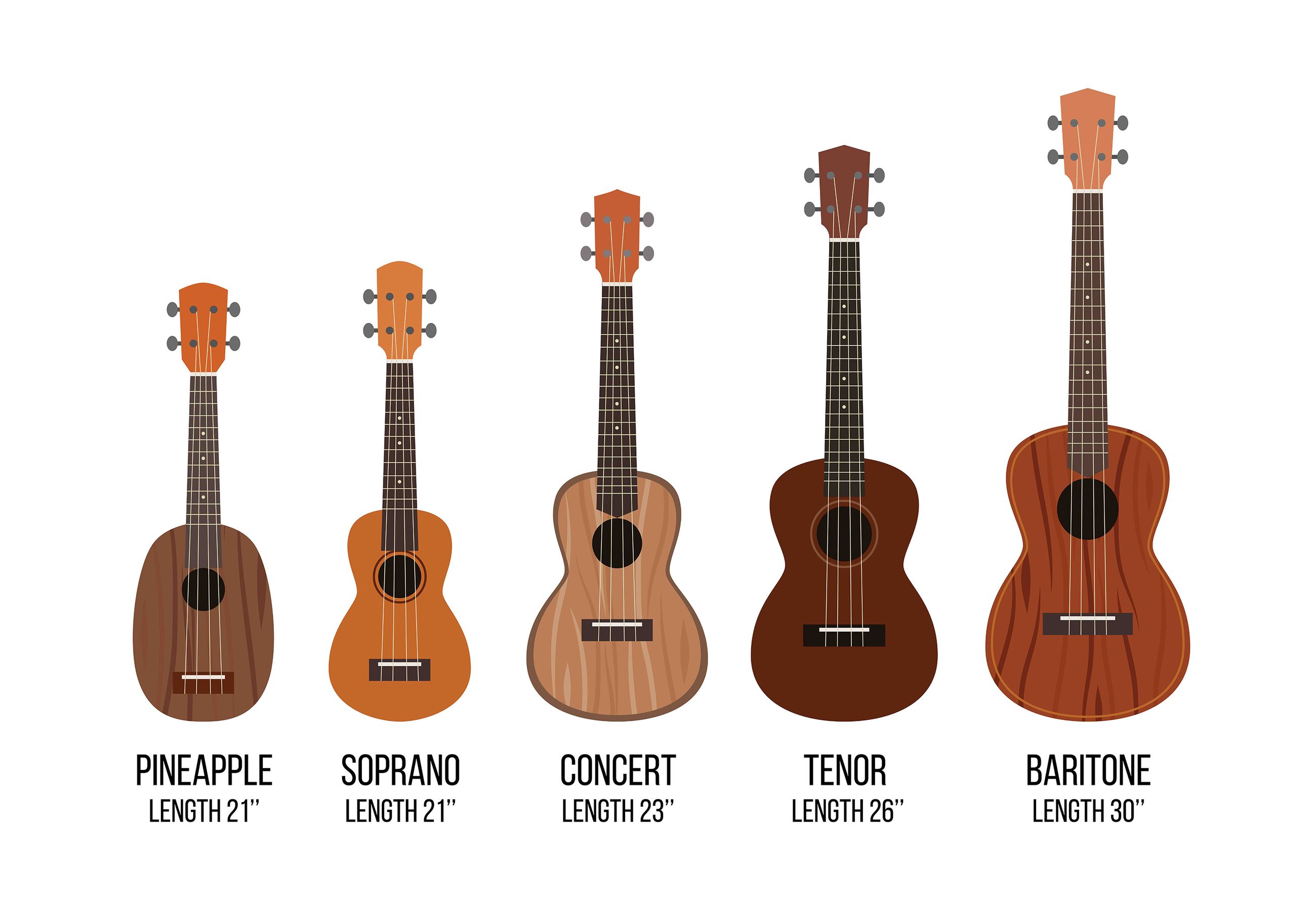 Ukulele Sizes A Guide to Choosing the Right Ukulele for You