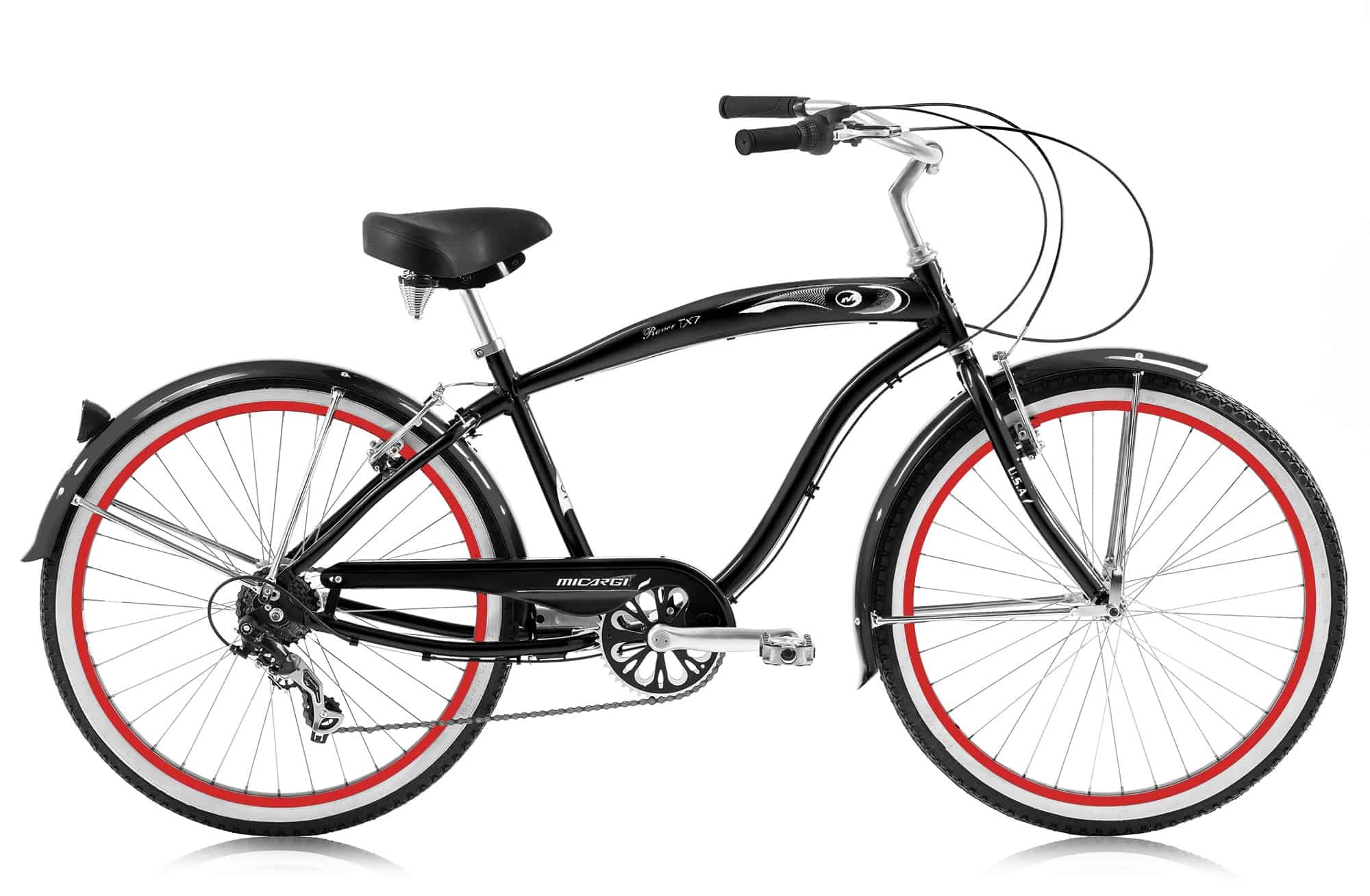 blue beach cruiser bike