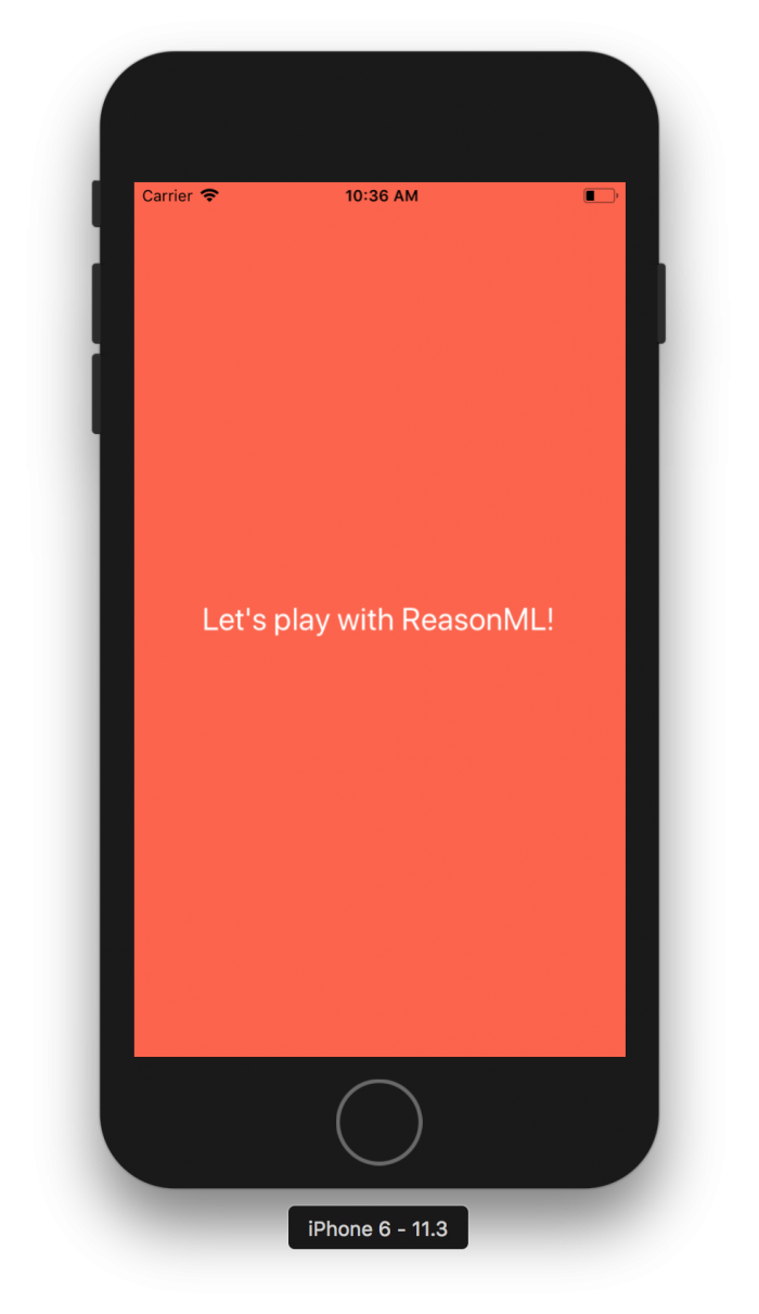 ReasonML in React Native app