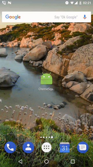 gif presenting StatusBar in Android
