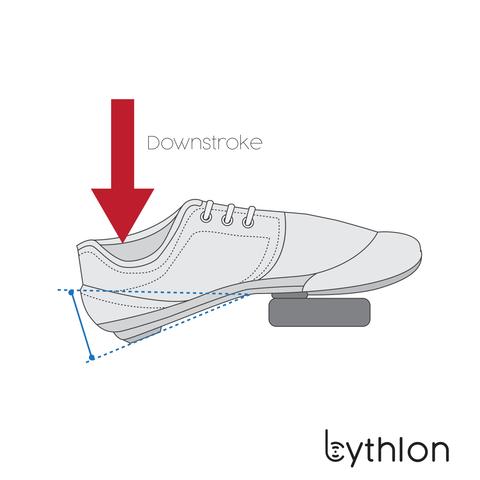 Flexible sole bends under pressure