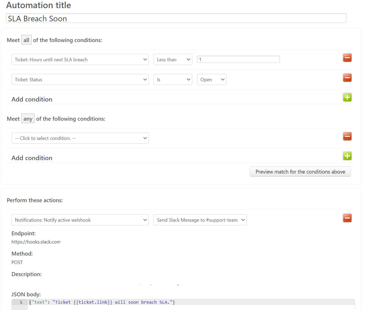 Common use cases for custom Zendesk notifications | Salto
