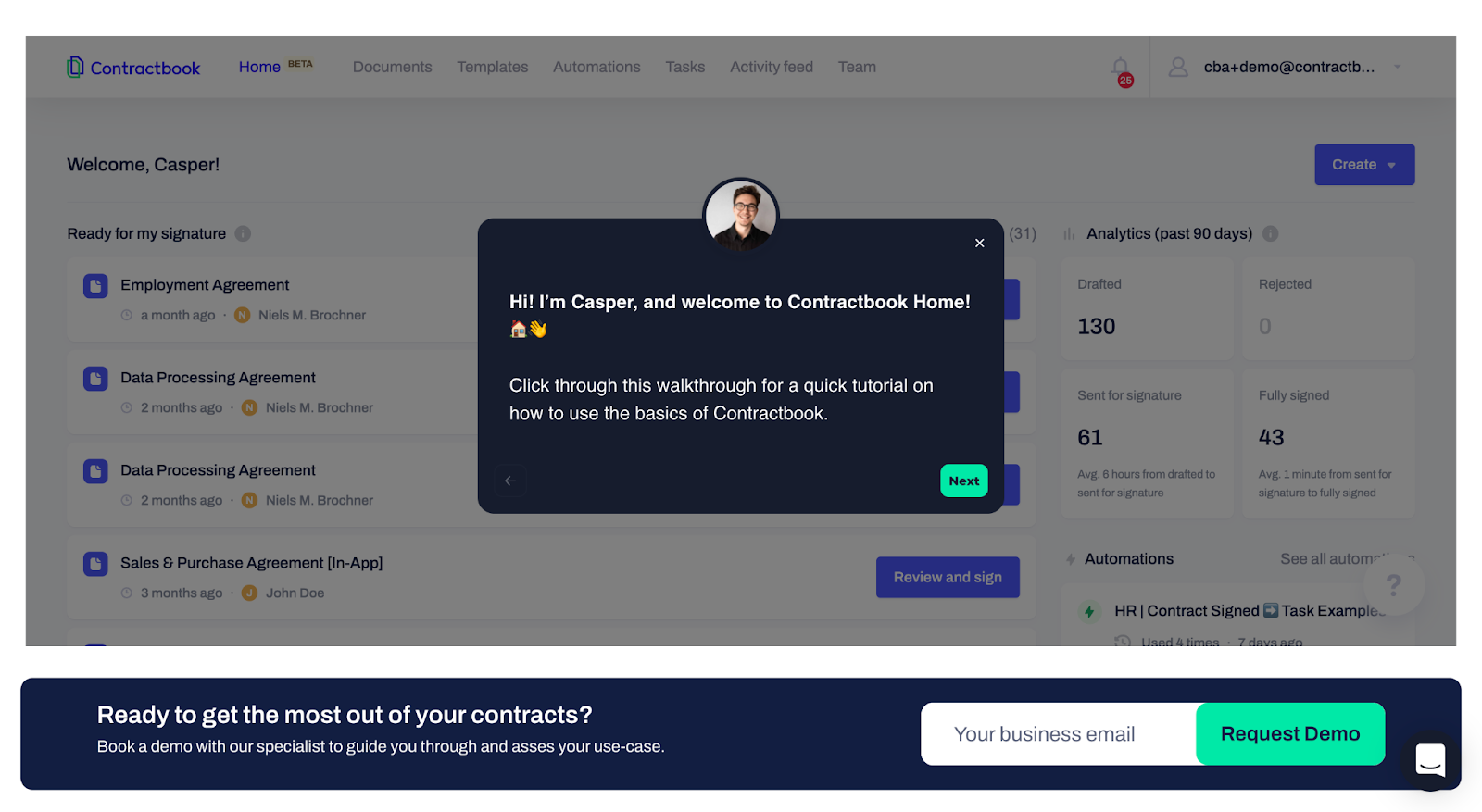 contractbook demo