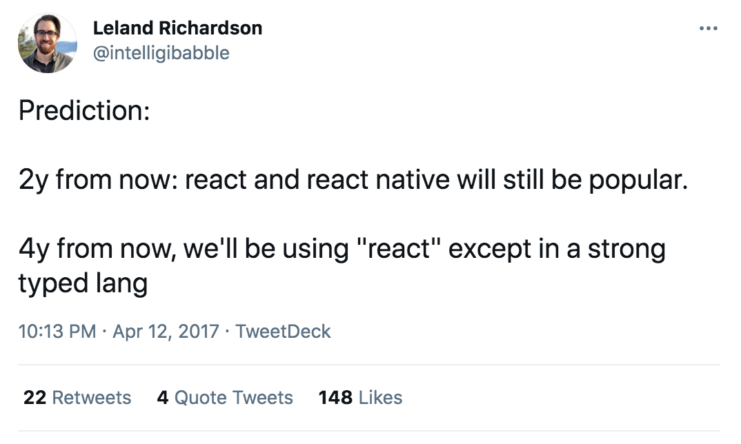 The Leland Prediction - 4 years later