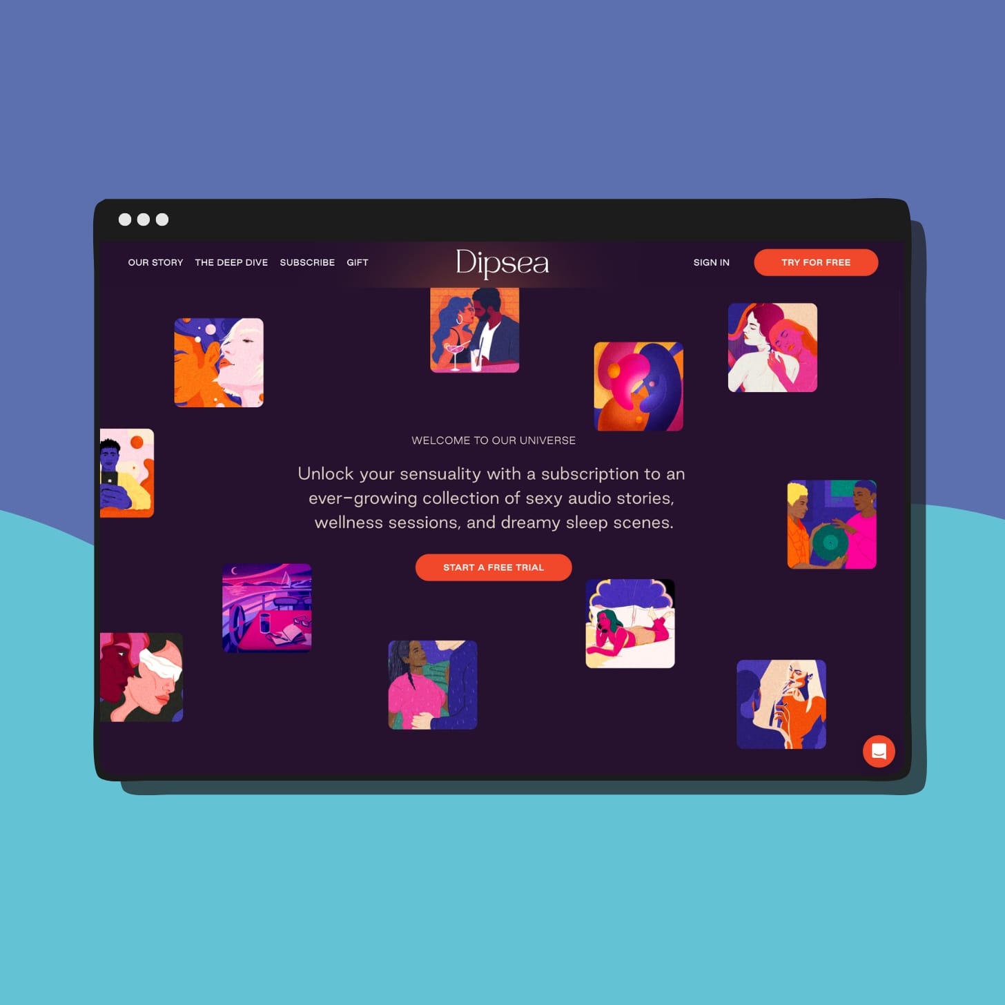 Dipsea: Unlock your sensuality with a subscription to an ever-growing collection of sexy audio stories, wellness sessions, and dreamy sleep scenes.