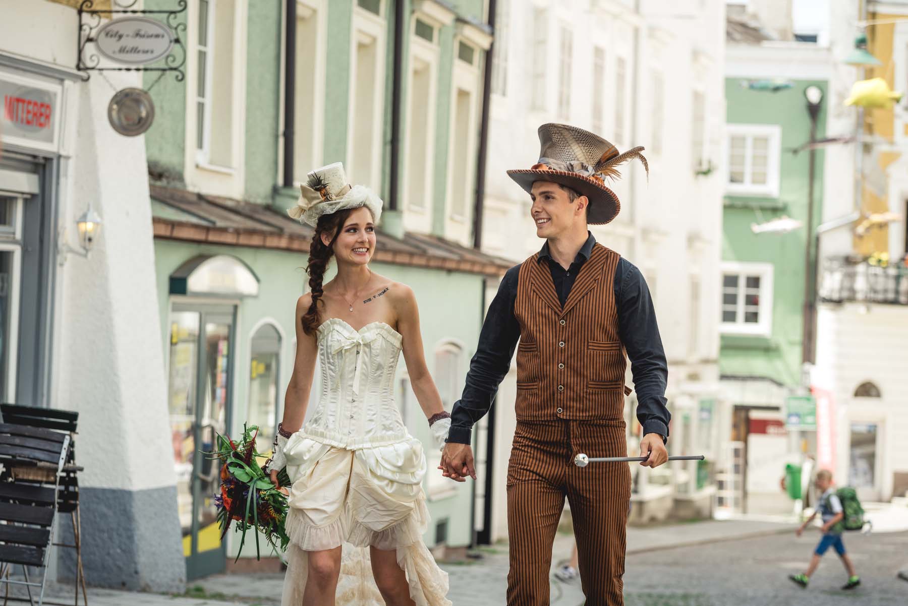Willy Wonka inspired Wedding in Gmunden