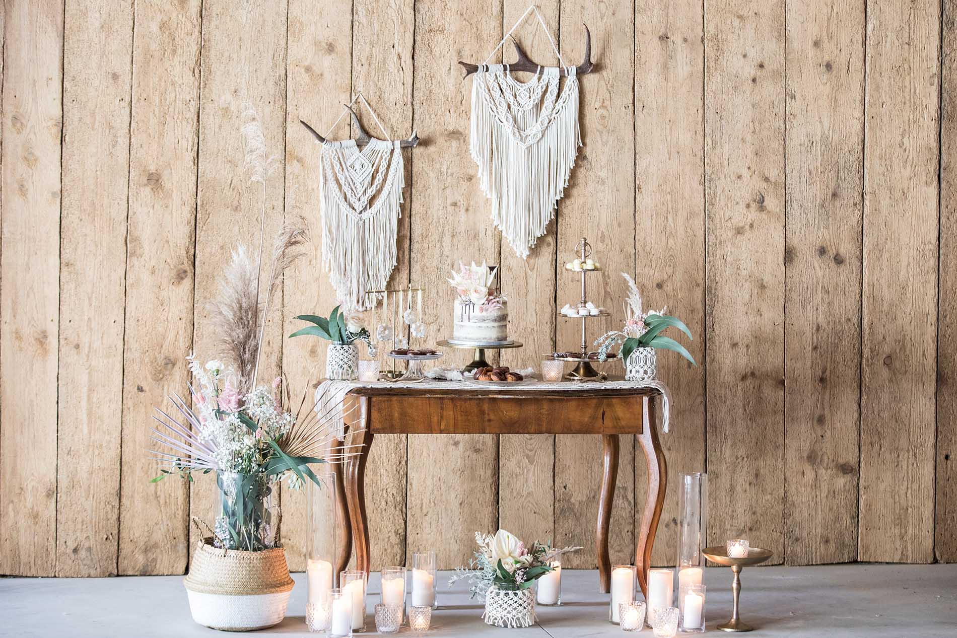 Pastell & Boho: Hochzeitstraum am Oberbauergut