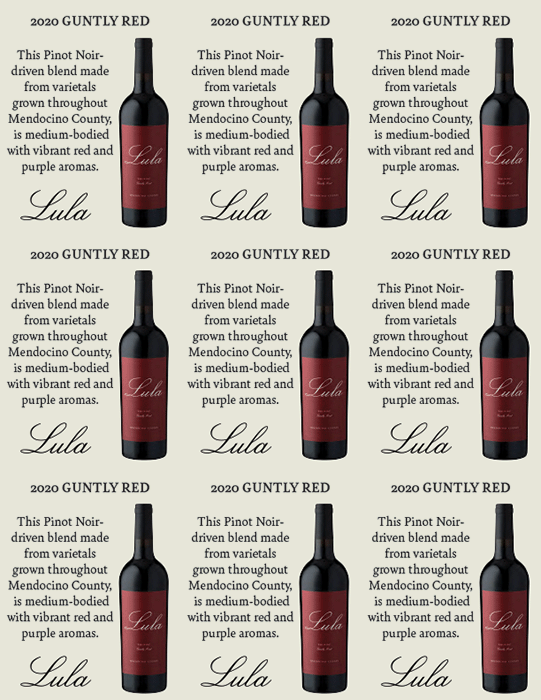 Lula Guntly Red Shelf Talker 9up PDF