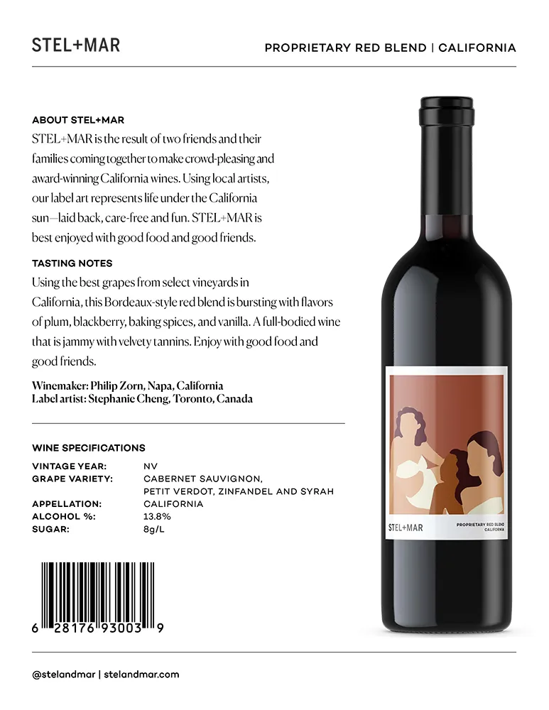 Red Blend Sell Sheet Preview
