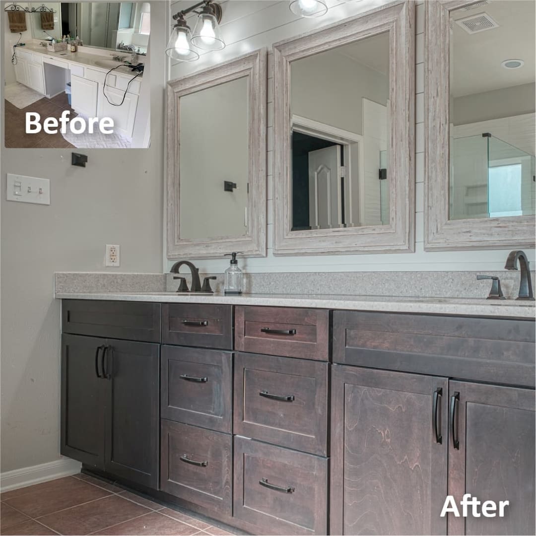 Custom Vanities Made In America By EZ Bath Soft Close Doors and Drawers