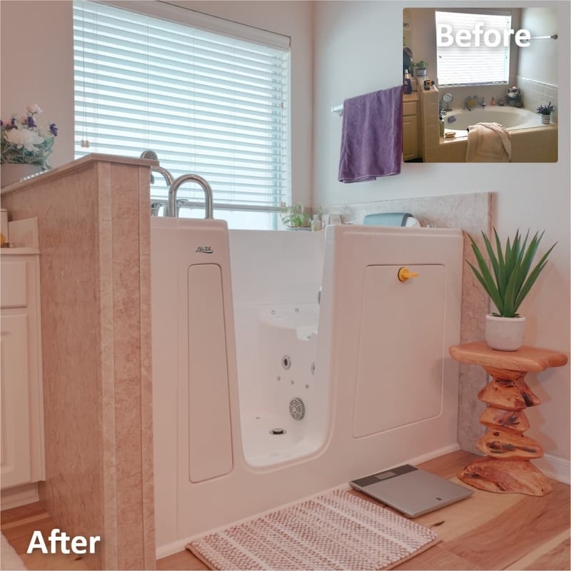 Walk In Tubs By EZ Bath Affordable Safety Tubs Financing Available