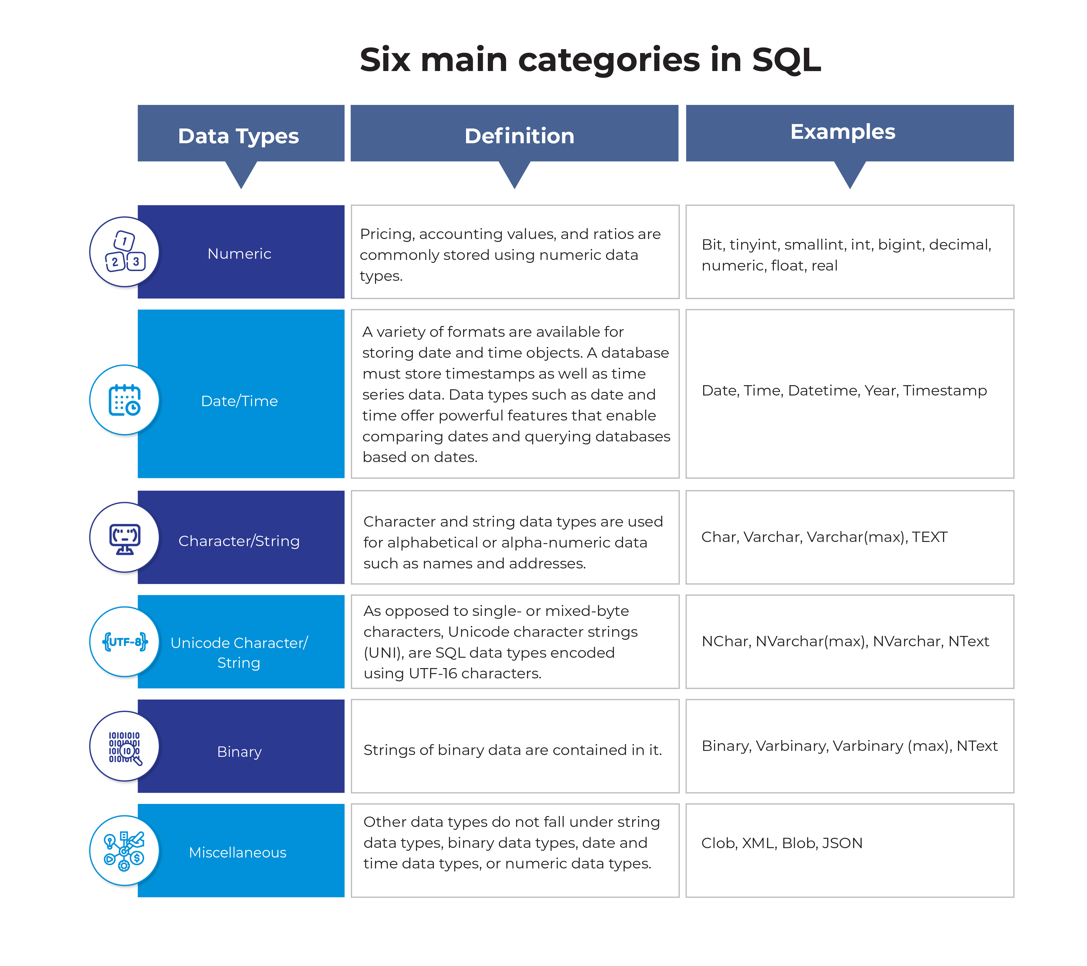 SQL Data Types | Cogent