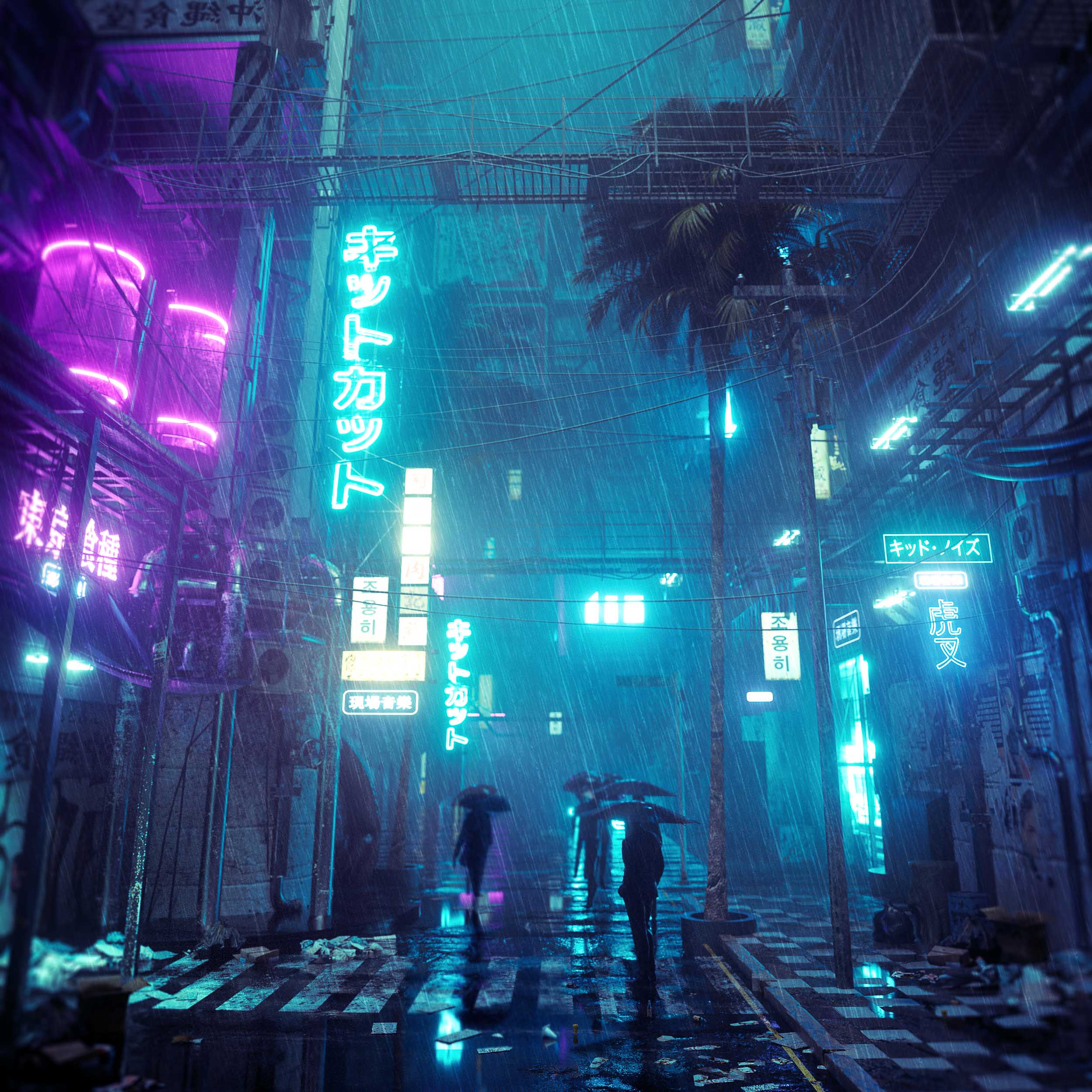 Neon Alleys