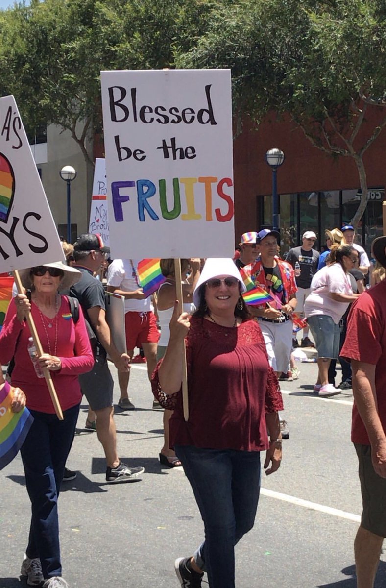 sign that reads blessed be the fruits