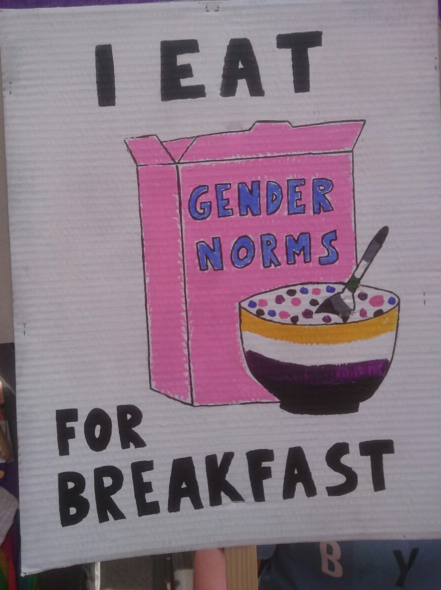 I eat gender norms for breakfast