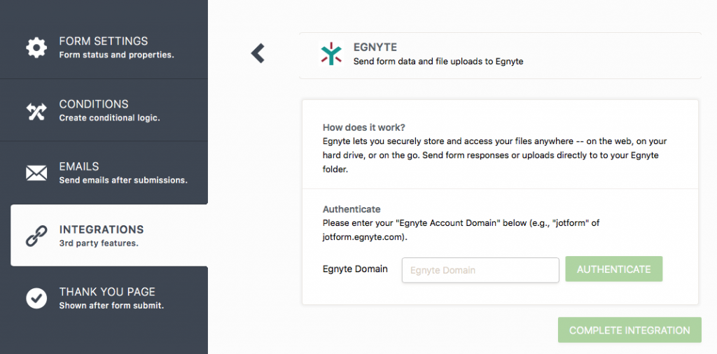 Delve into the Jotform + Egnyte integration - Egnyte Blog
