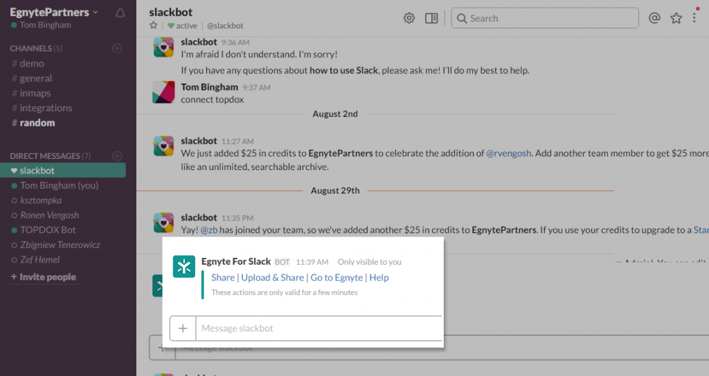 Egnyte + Slack - Egnyte Blog