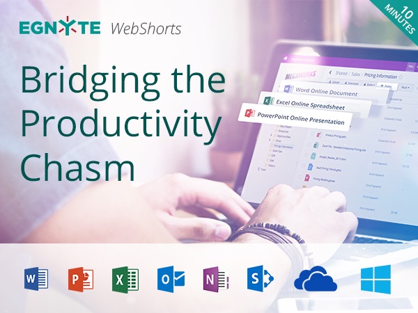 Bridging the Productivity Chasm- Egnyte Blog