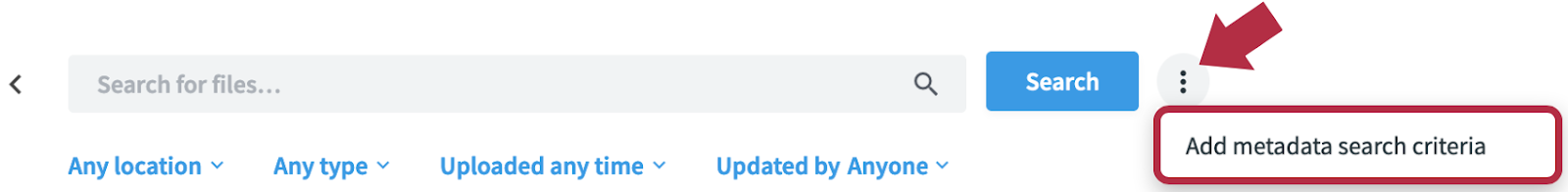 A visual representation of the Egnyte UI