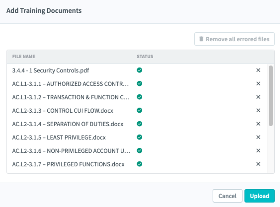 A screenshot of the Egnyte UI.
