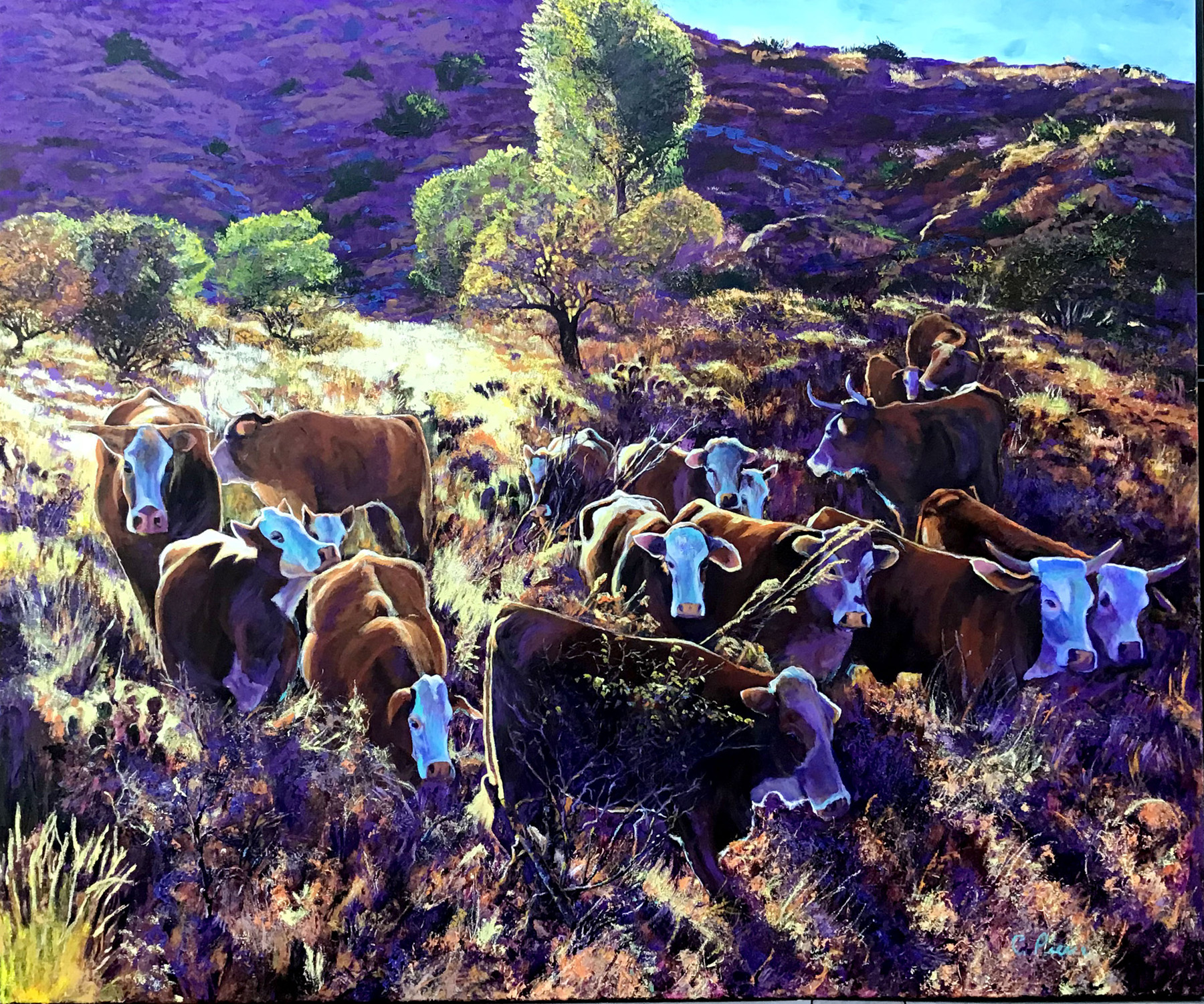 Texas Brush, Cynthia Pierce Austin Studio Tour