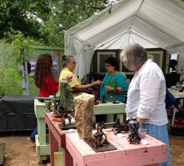 Cat Quintanilla, Cat's Sculpture Garden & Art Studio Austin Studio Tour