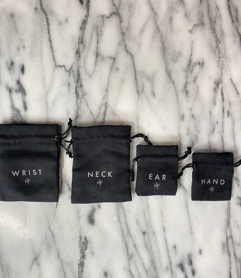 Soft jewelry pouches for travel