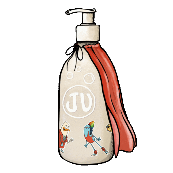 Bouteille de gel douche JU