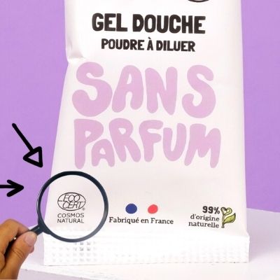 Gel douche vegan certifie COSMOS Natural