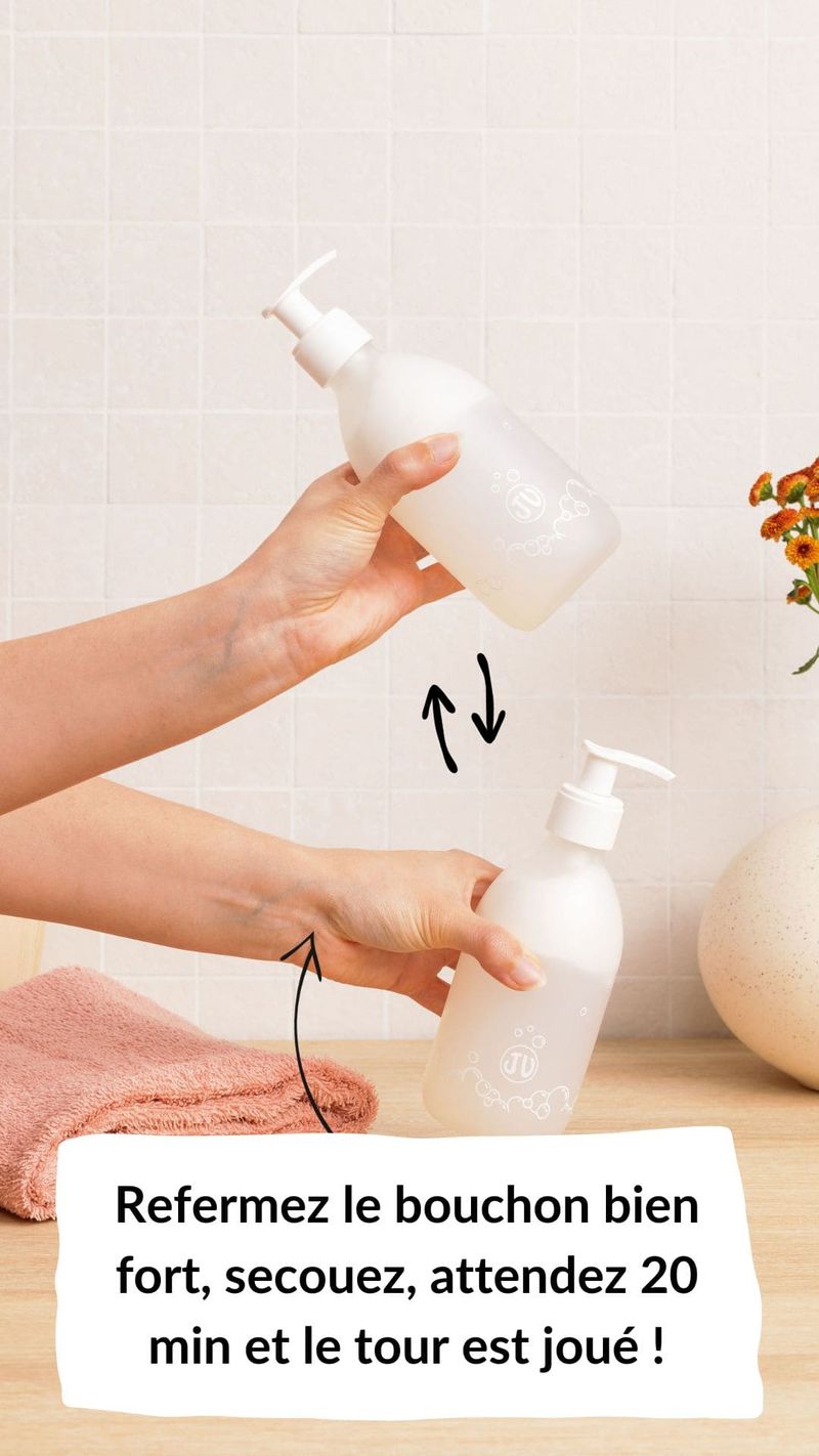 Gel douche à dissoudre pour toute la famille Juliette