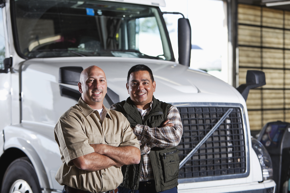 two freight dispatch employees