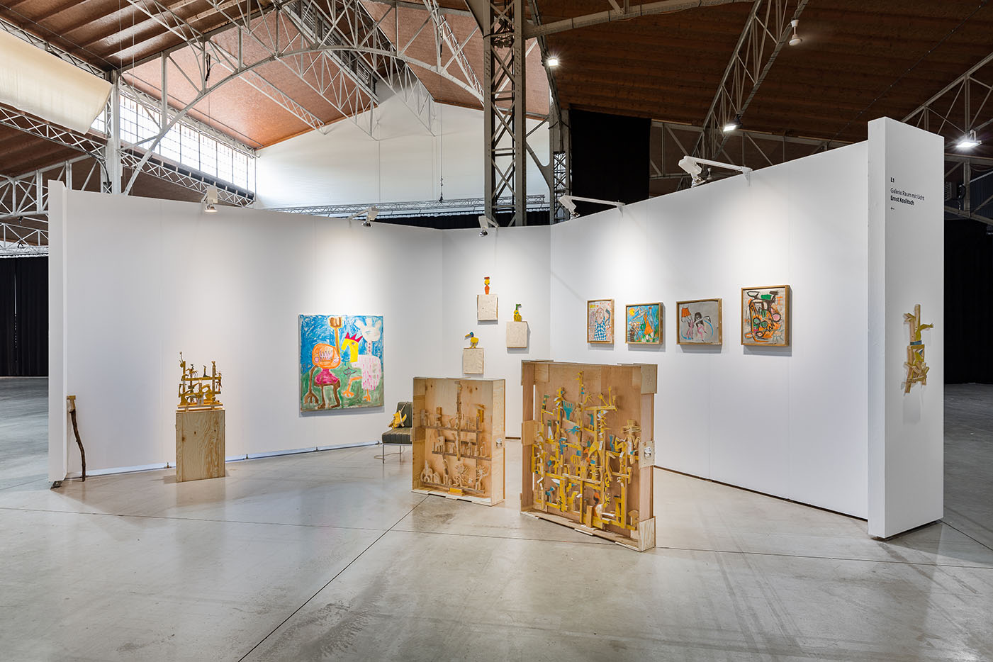 ernst koslitsch with raum mit licht gallery at spark art fair vienna