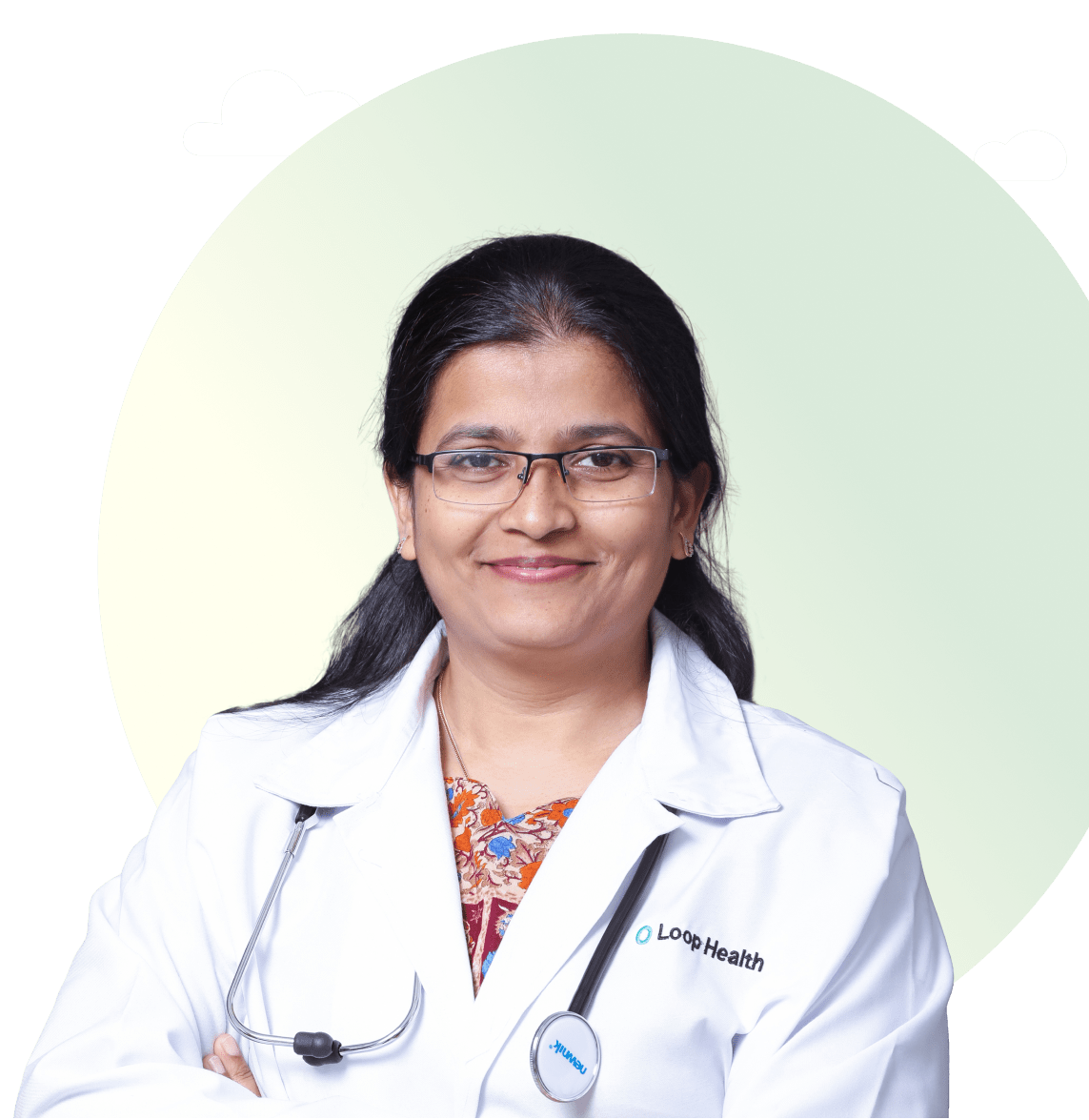 Doctor consults with group health insurance